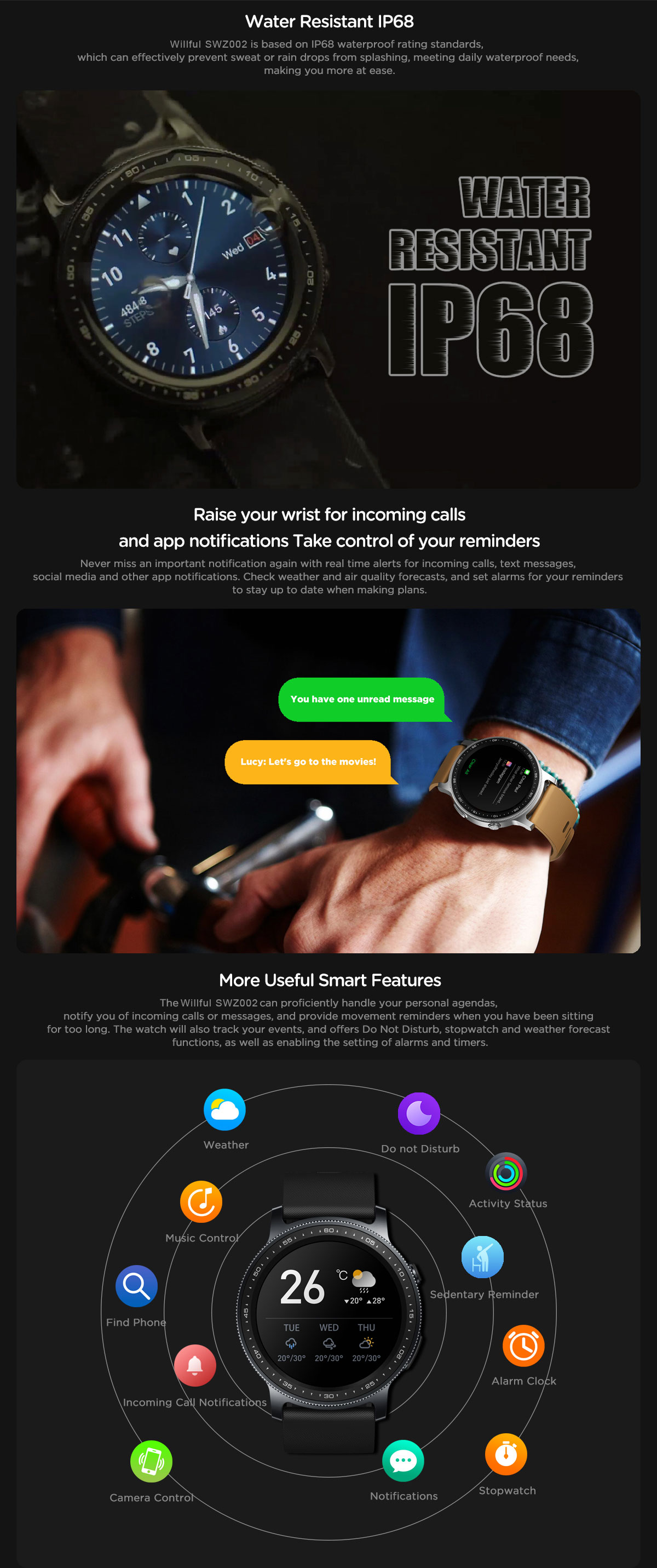 Willful Smart Watch SWZ002