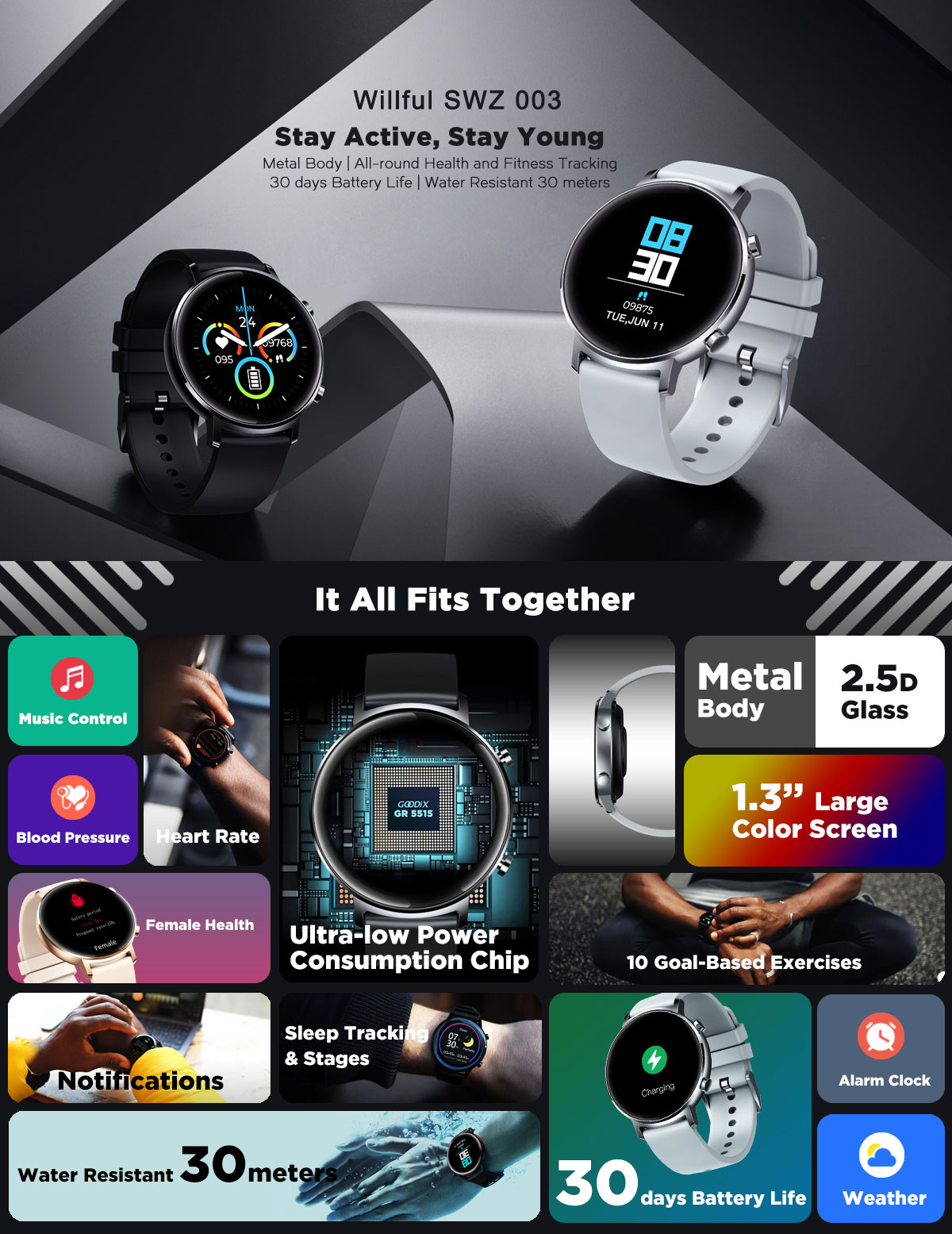 Willful Smart Watch SWZ003